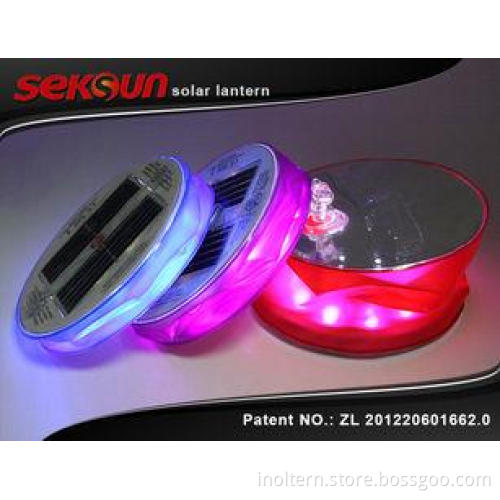 Hanging Colorful Changing 0.6w Inflatable Solar Lantern Hig